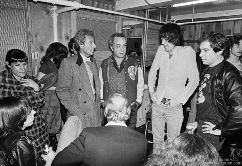 Linda Stein, Ron Delsener, Seymour Stein, Dee Dee Ramone and Danny Fields, NYC - 1979