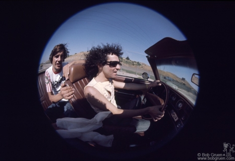 Tony Machine and Syl Sylvain, between Los Angeles and Mexico - 1975