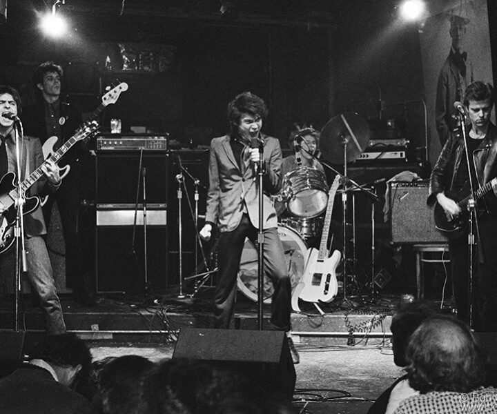 Senders, CBGB, NYC. September 1977. <P>Image #: Senders977_4-26a_1977 © Bob Gruen