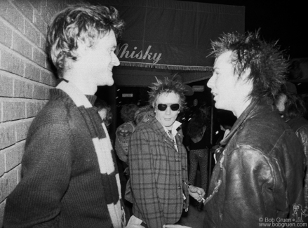 Kim Fowley, Johnny Rotten and Sid Vicious, Los Angeles - 1978