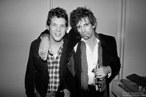 Steve Forbert and Keith Richards, NYC - 1983