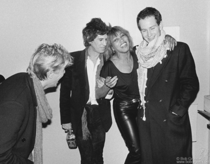 David Bowie, Keith Richards, Tina Turner and John McEnroe, NYC - 1983