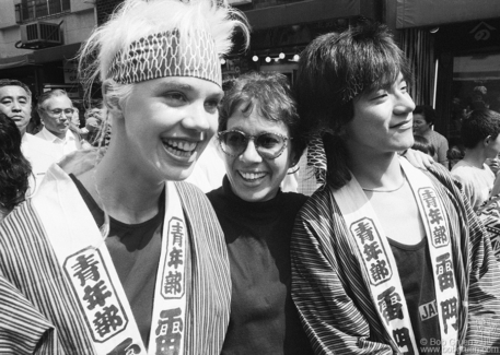 Carrie Hamilton, Fran Kuzui and Yutaka Tadokoro, Tokyo - 1987