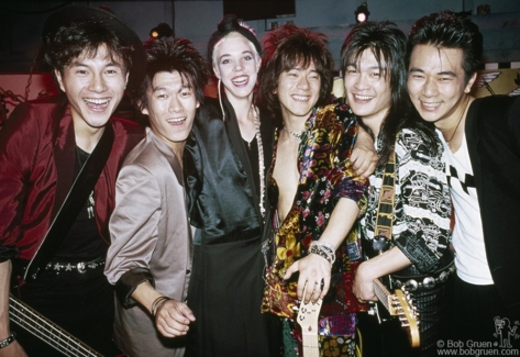 Carrie Hamilton, Yutaka Tadokoro and X Japan, Tokyo - 1987