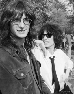 Lenny Kaye and Patti Smith, NYC - 1975