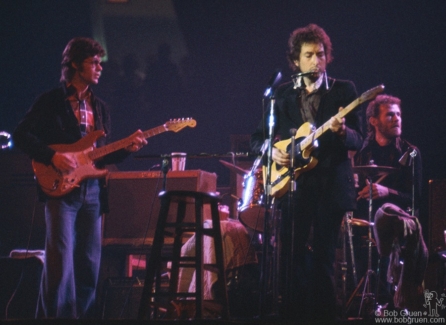 Robbie Robertson, Bob Dylan and Levon Helm, PA - 1974 
