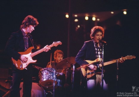 Robbie Robertson, Levon Helm and Bob Dylan, GA - 1974 