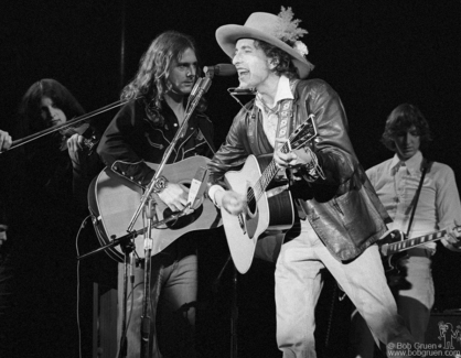 Scarlet Rivera, Roger McGuinn and Bob Dylan, MA - 1975