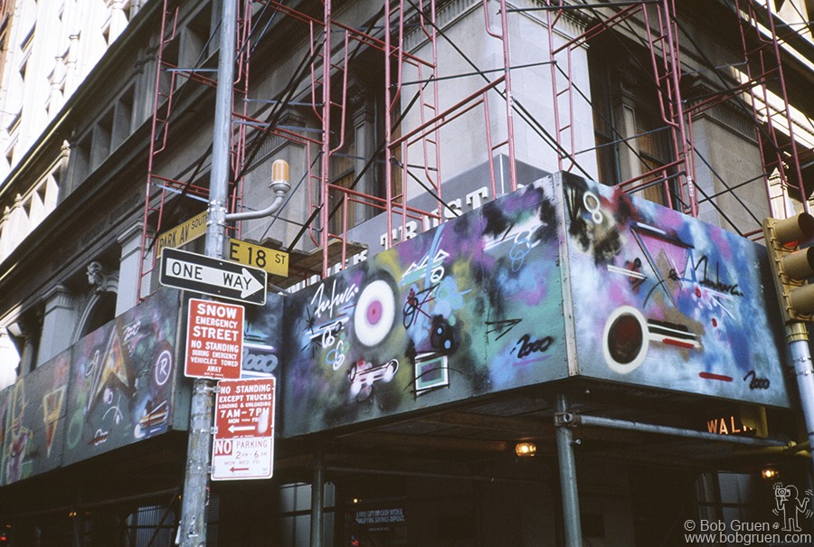Futura 2000 graffiti, NYC - 1982