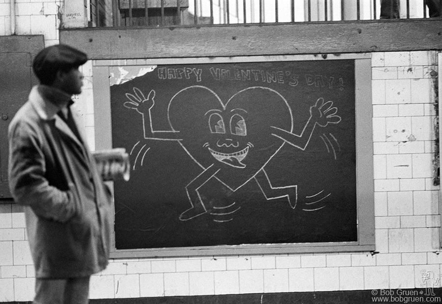 Keith Haring graffiti, NYC - 1984