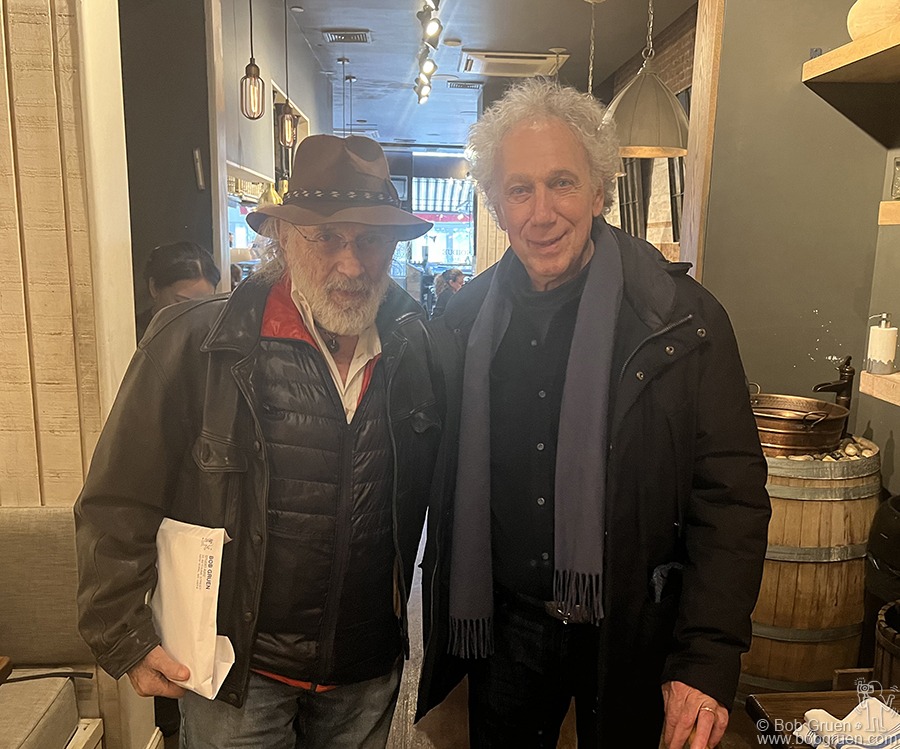 Nov 1 - NYC - Jerry Schatzberg and Bob Gruen at Noi Due.