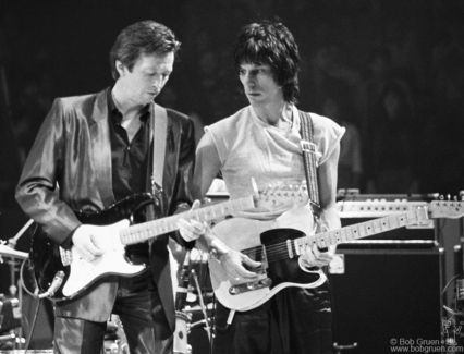 Eric Clapton and Jeff Beck, NYC - 1983