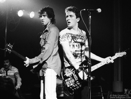 Mick Jones and Joe Strummer, Edinburgh - 1977