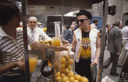 Joe Strummer, NYC - 1982 