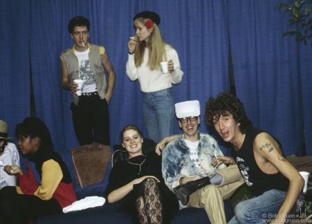 Jo-anne Henry, Joe Strummer, Gaby Salter, Mick Jones and Steve Jones, NYC - 1982