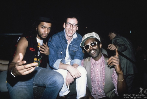 Don Letts, Mick Jones and Fab 5 Freddy, NYC - 1982 