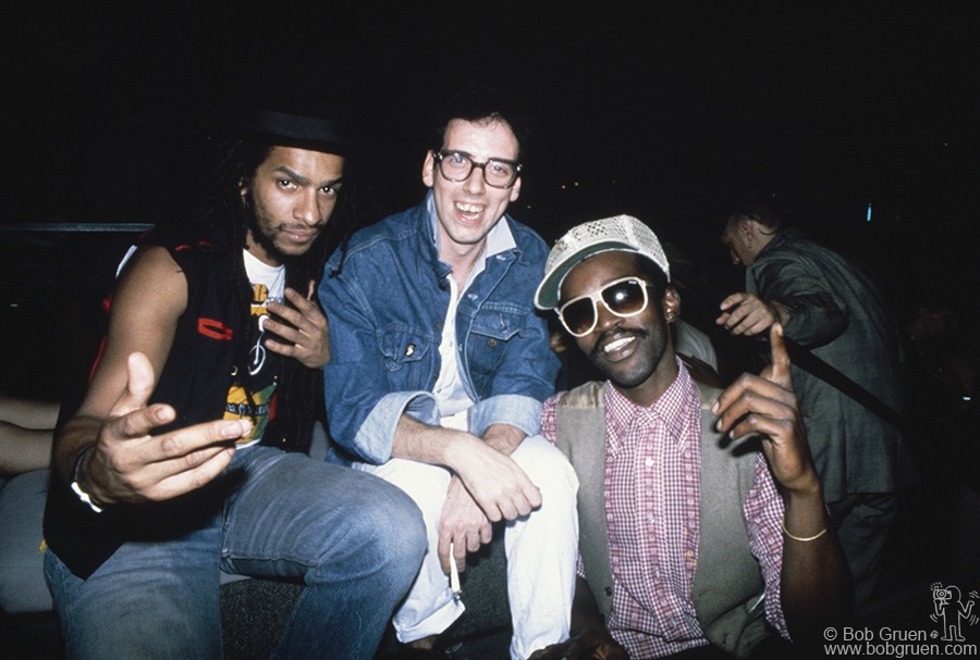 Don Letts, Mick Jones and Fab 5 Freddy, NYC - 1982