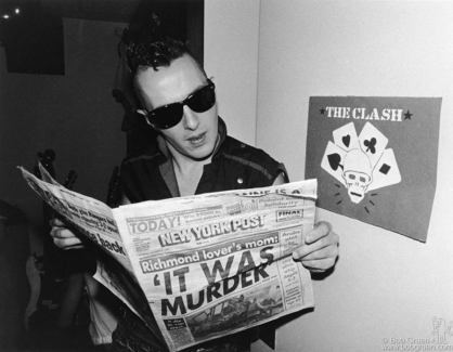 Joe Strummer, NYC - 1982 