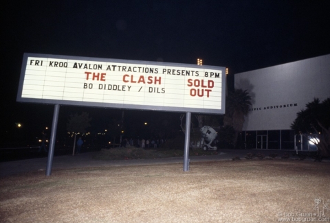 Clash Marquee, Los Angeles - 1979 