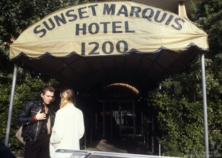 Paul Simonon and Debbie Chronic, Los Angeles - 1980