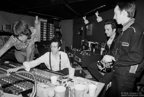 Mick Jones, Joe Strummer and Topper Headon, NYC - 1981 