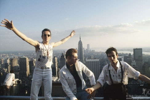 Joe Strummer, Paul Simonon and Mick Jones, NYC - 1981 