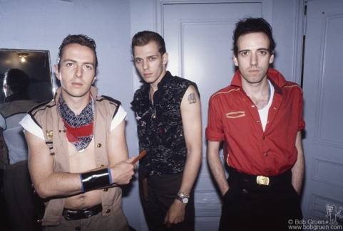 Joe Strummer, Paul Simonon and Mick Jones, Asbury Park - 1982 