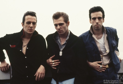 Joe Strummer, Paul Simonon and Mick Jones, Asbury Park - 1982 