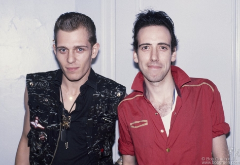 Paul Simonon and Mick Jones, Asbury Park - 1982