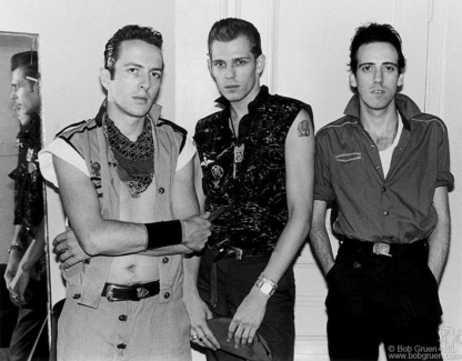 Joe Strummer, Paul Simonon and Mick Jones, Asbury Park - 1982