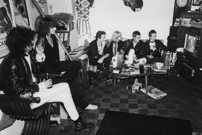 Clash, Virginia Lohle and Debbie Chronic, NYC - 1978