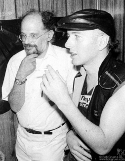 Allen Ginsberg and Joe Strummer, NYC - 1982