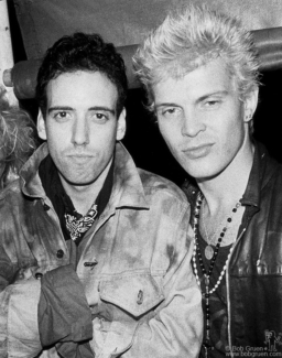 Mick Jones and Billy Idol, NYC - 1982