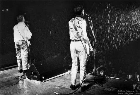 Joe Strummer and Mick Jones, NYC - 1982