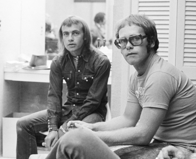 Bernie Taupin and Elton John, NYC - 1971 
