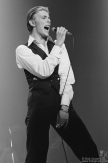 David Bowie, Detroit - 1976 
