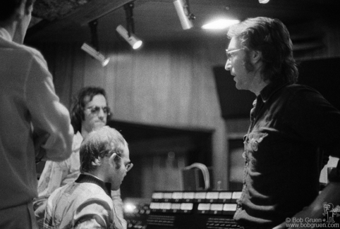 Jimmy Iovine, Elton John and John Lennon, NYC - 1974 