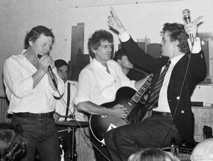 Delbert McClinton, Keith Richards and David Johansen as Buster Poindexter, NYC - 1984