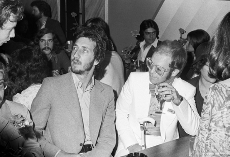 Jeff Stein, Pete Townshend and Elton John, NYC - 1974 