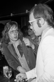 Chris Charlesworth and Elton John, NYC - 1974 