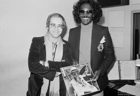 Elton John and Frankie Crockler, NYC - 1975 