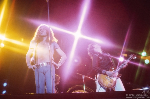 Robert Plant and Jimmy Page, PA - 1973