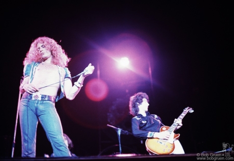 Robert Plant and Jimmy Page, PA - 1973