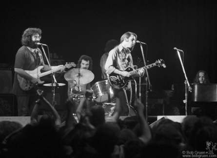 Jerry Garcia, Bill Kreutzmann, Bob Weir and Keith Godchaux, NYC - 1971 