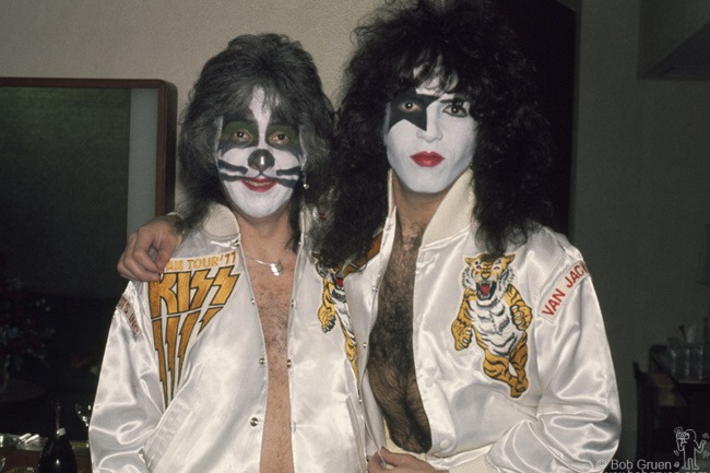 Peter Criss and Paul Stanley, Japan - 1977