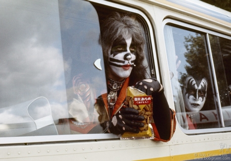 Peter Criss and Gene Simmons, Japan - 1977
