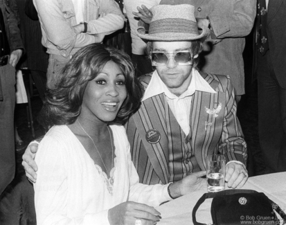 Tina Turner and Elton John, NYC - 1975