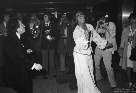 Allan Carr and Tina Turner, NYC - 1975