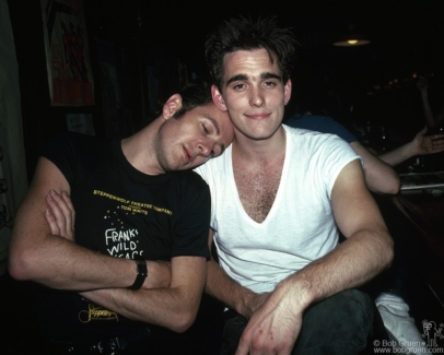Joe Strummer and Matt Dillon, NYC - 1986