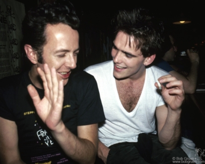 Joe Strummer and Matt Dillon, NYC - 1986